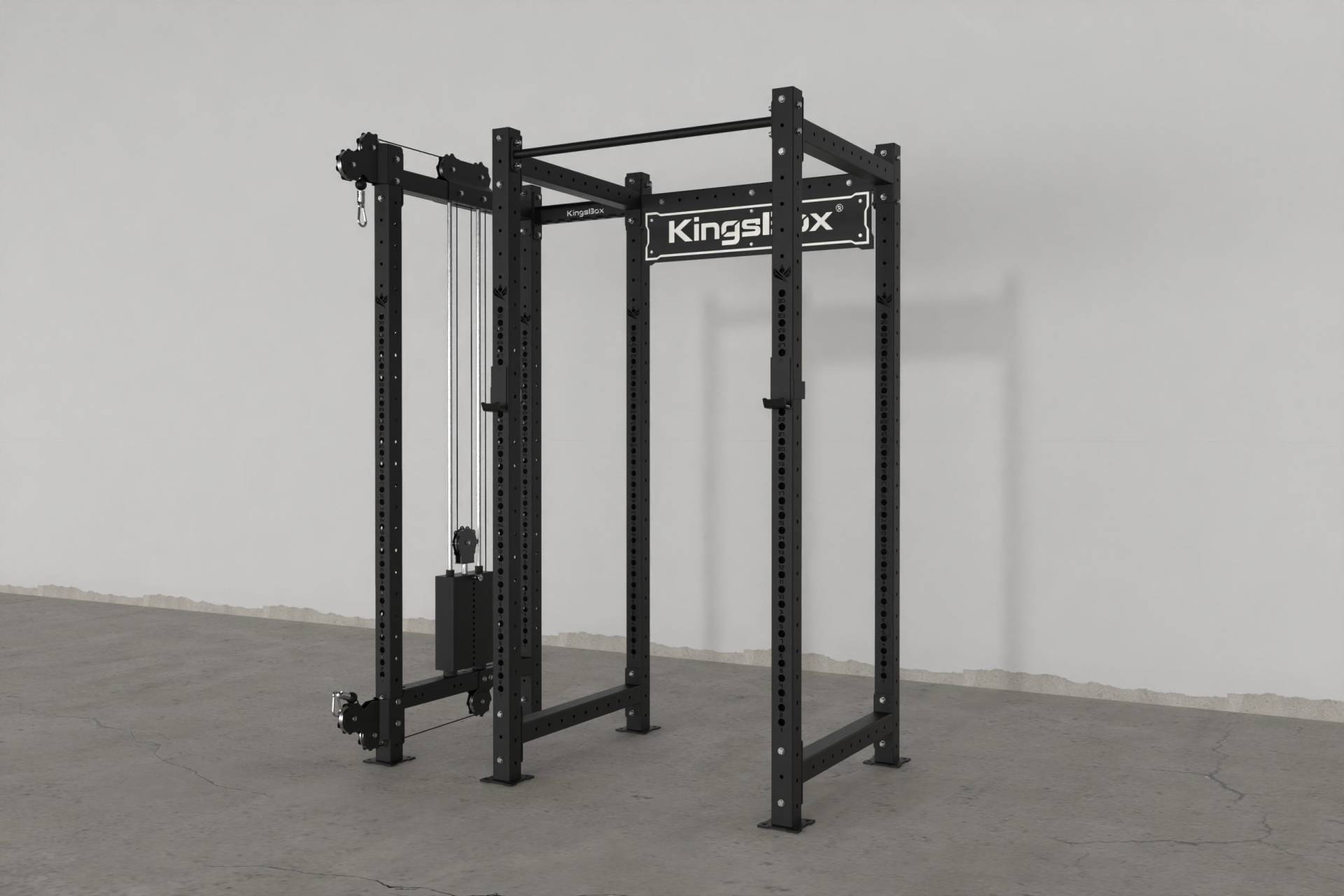 Mighty power rack cx-35 with side pulley